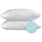 2 Pillows, Shredded Memory Foam Bed Pillows for Sleeping, with Washable Removable Cooling Hypoallergenic Sleep Pillow for Back