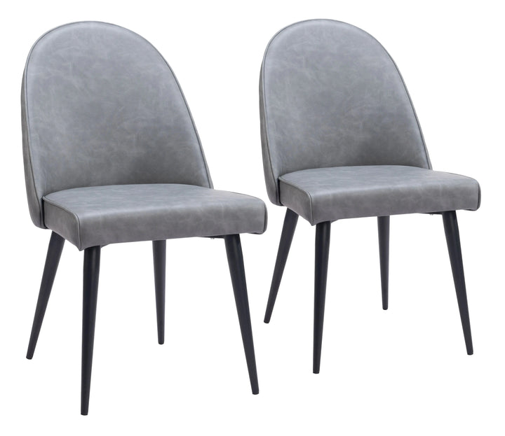 Silloth Armless Dining Chair Gray