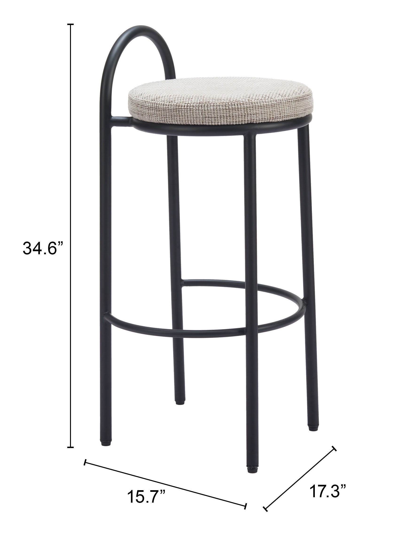 Sisal Barstool