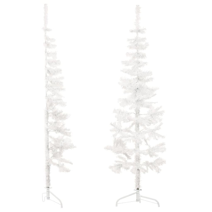Slim Artificial Half Christmas Tree