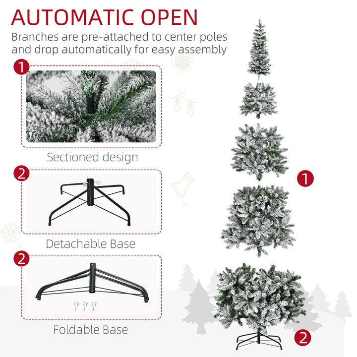Slim Pine Artificial Christmas Tree