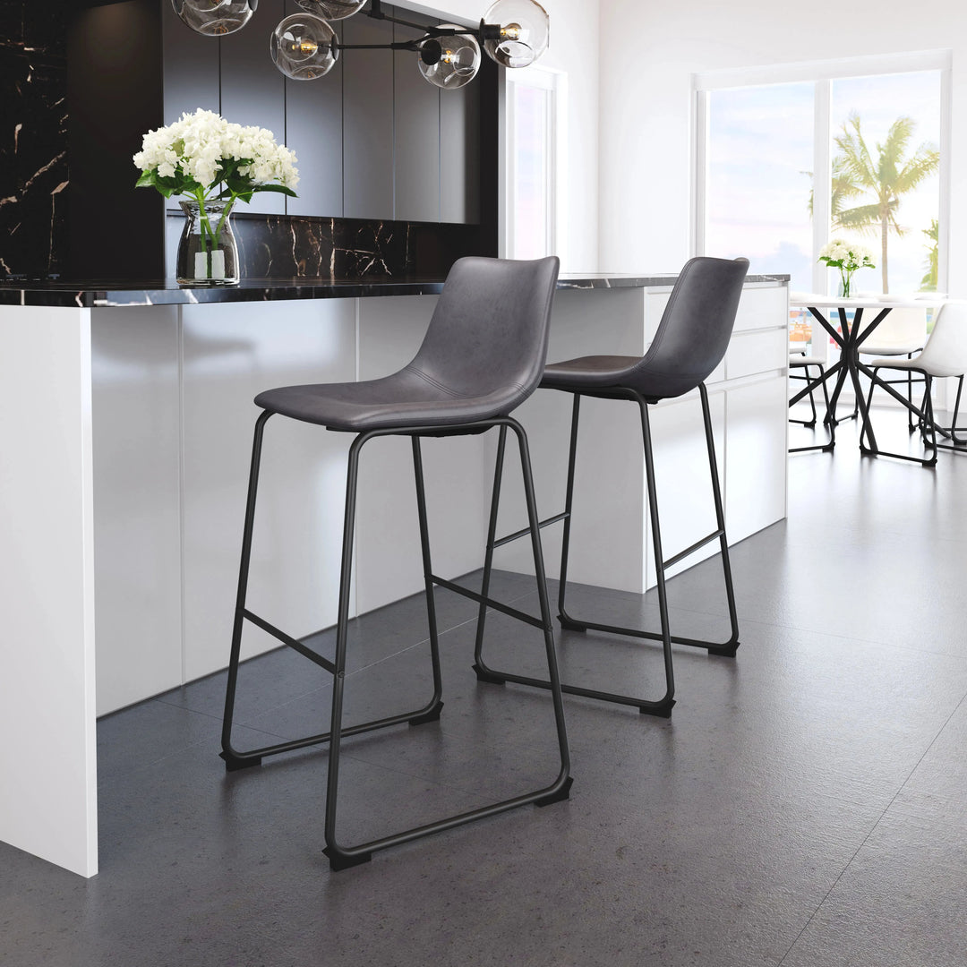 Smart Barstool Charcoal