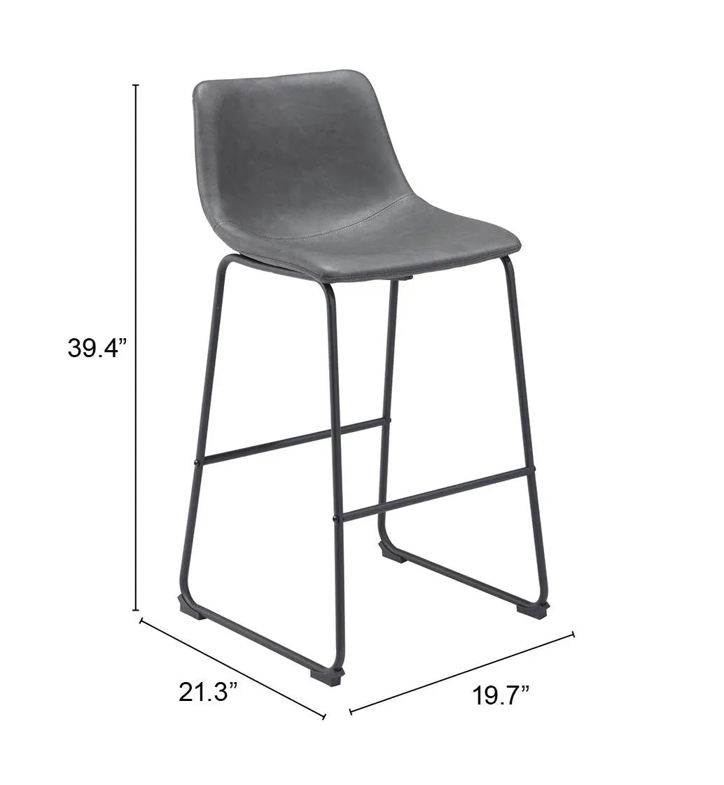 Smart Barstool Charcoal