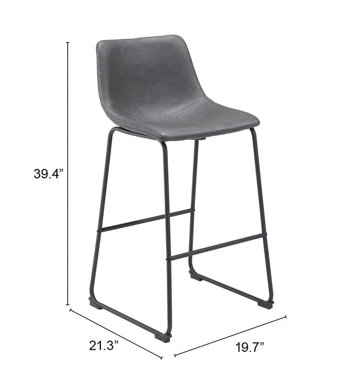 Smart Barstool Charcoal