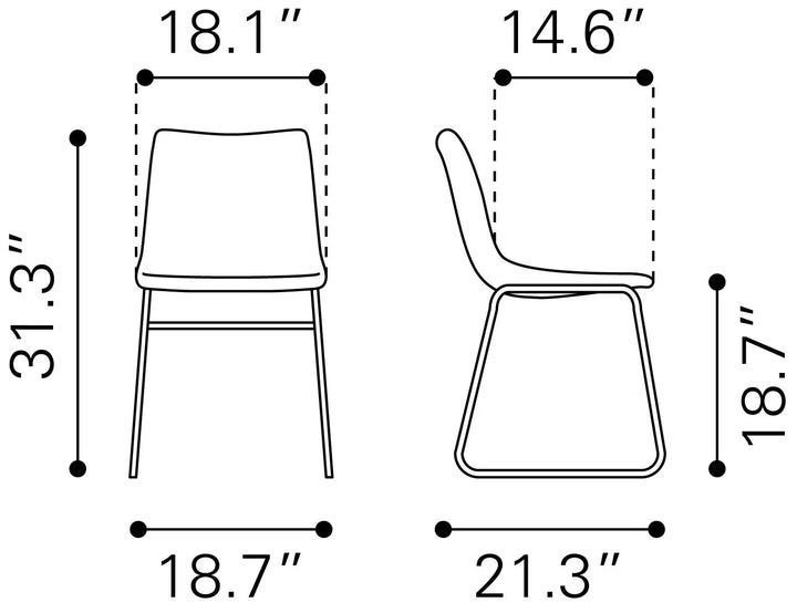 Smart Dining Chair Vintage Espresso