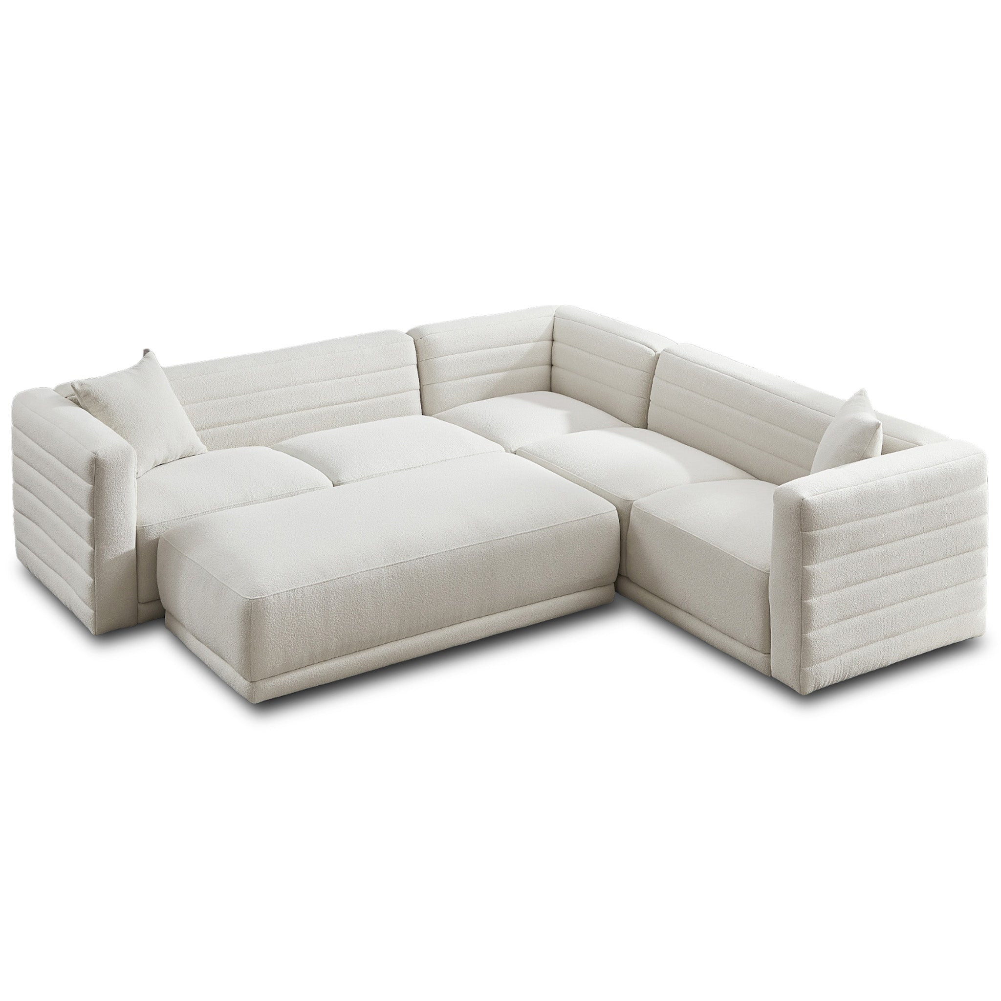 Solo Modular Corner Sectional Sofa Cream