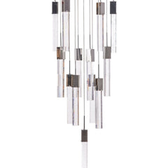 Sparkling Night Cylinder Chandelier// 13 Light