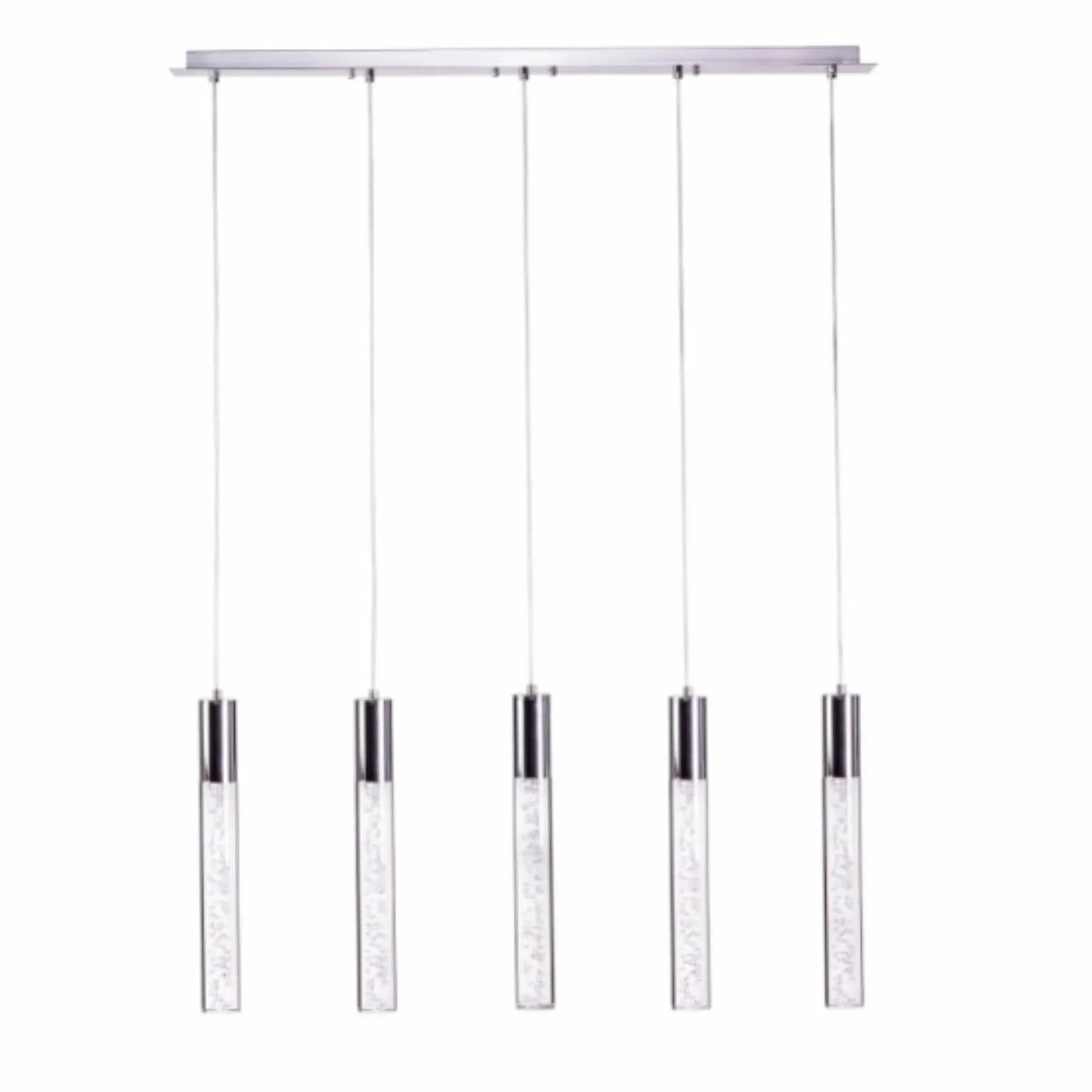 Sparkling Night Cylinder Chandelier 5 Light