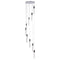 Sparkling Night Cylinder Chandelier  9 Light