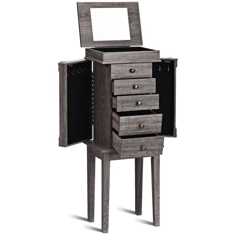 Standing-jewelry-armoire