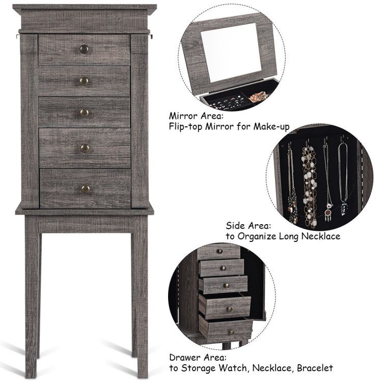 Standing-jewelry-armoire