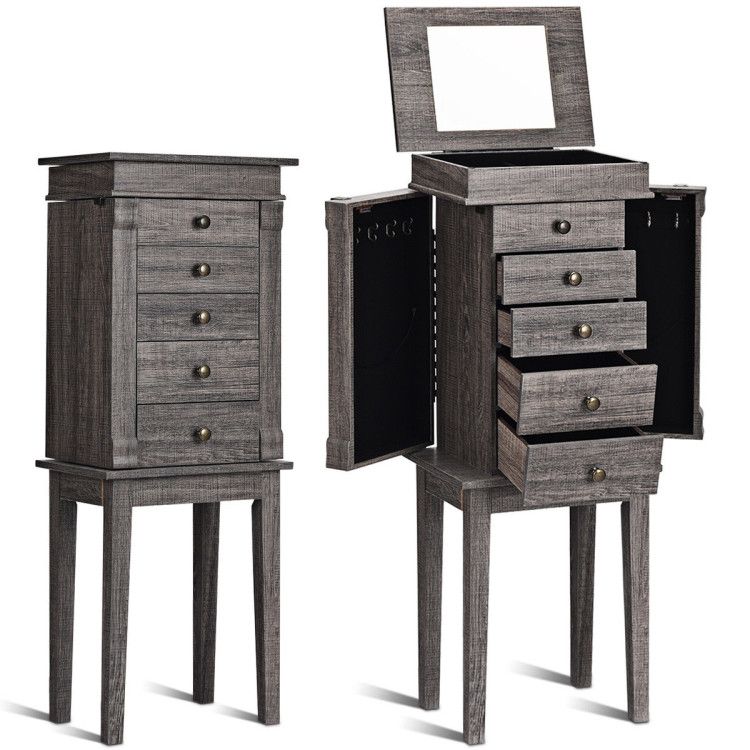 Standing-jewelry-armoire