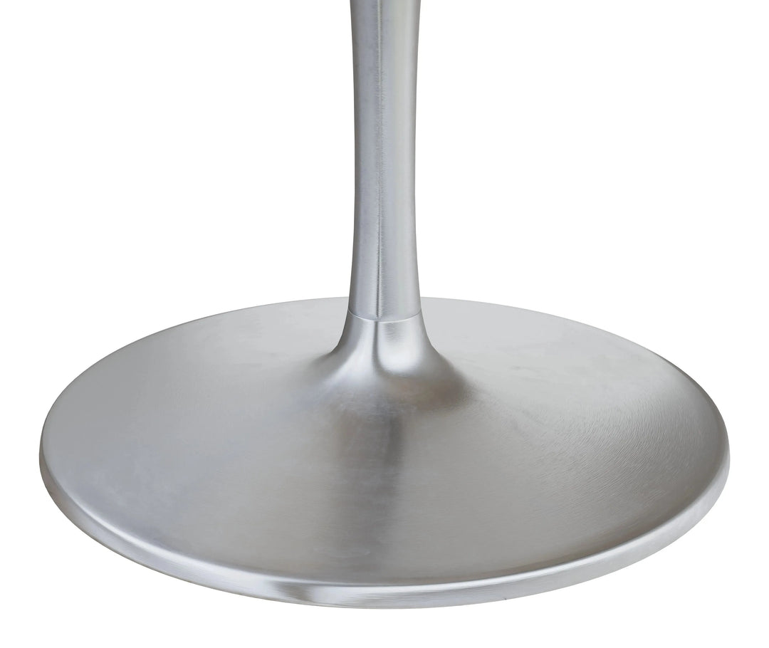 Star City Dining Table 60 Inch Gray & Silver