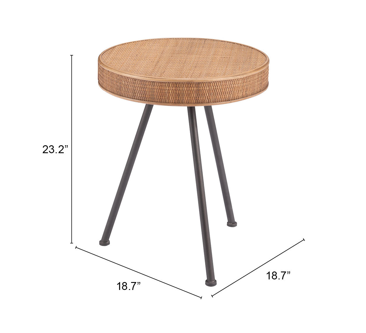 Stuart Side Table Natural