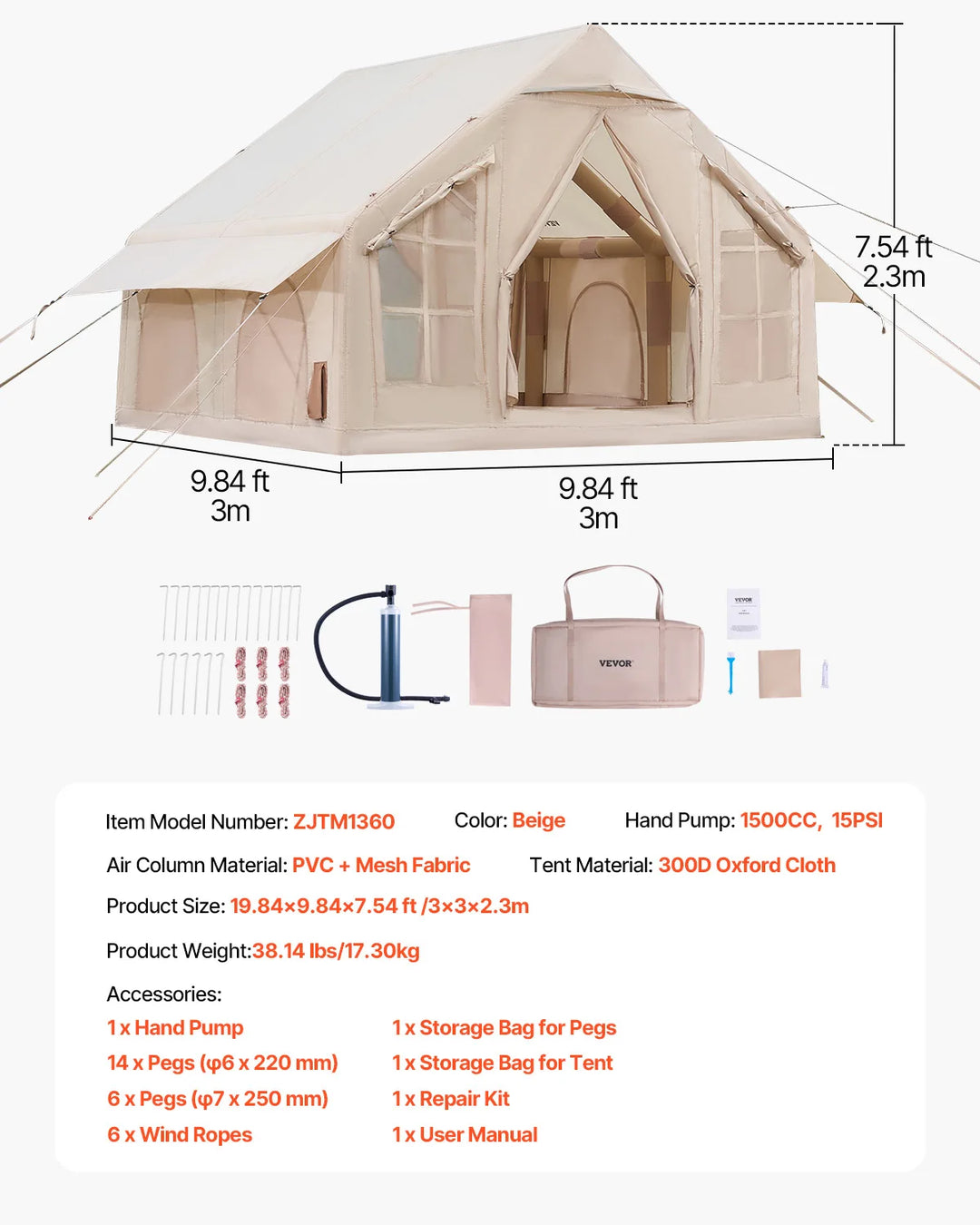SucceBuy Inflatable Tents