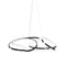 Suzhou LED Adjustable Chandelier  Chrome Finish