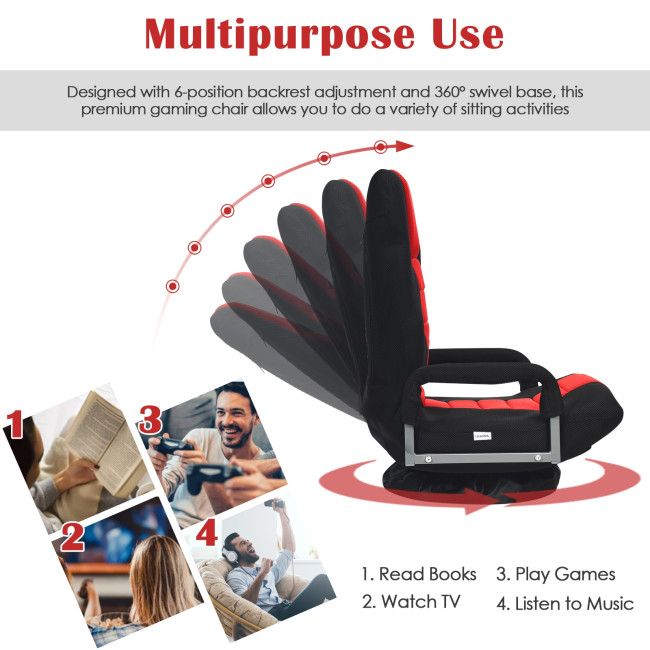 Swivel Gaming Floor Chair