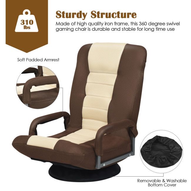 Swivel Gaming Floor Chair