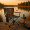 Professional 360° Swivel Hunting Chair Portable Foldable with Silent Rotation - Heavy-Duty Mesh Cup Holder & Storage Pockets for Blind Hunting & Outdoor Adventures