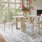 Sydhavnen Cream & Gold Dining Chair – Luxe Elegance & Comfort | Dining Chair | Trufairs