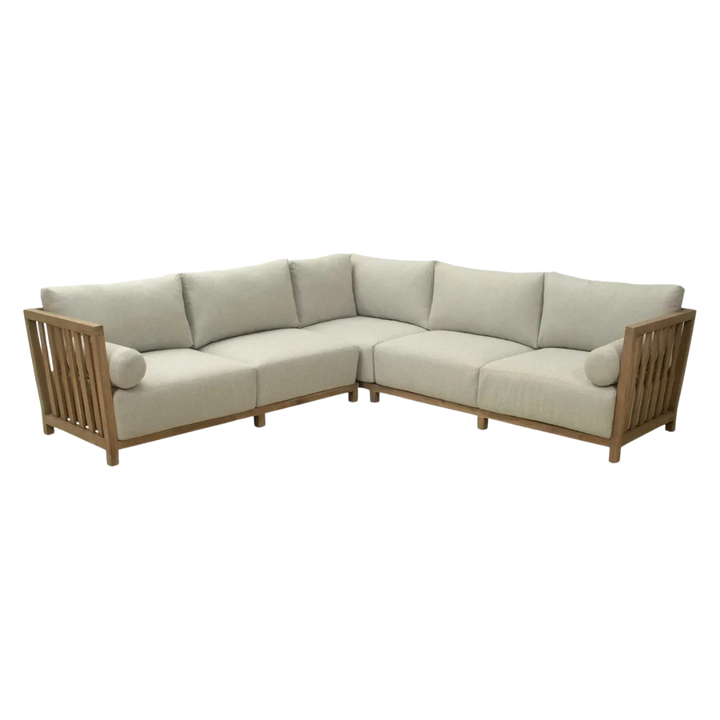 Urban Luxe Sectional – Spacious Modern Comfort | Outdoor Gray Sofa | Trufairs