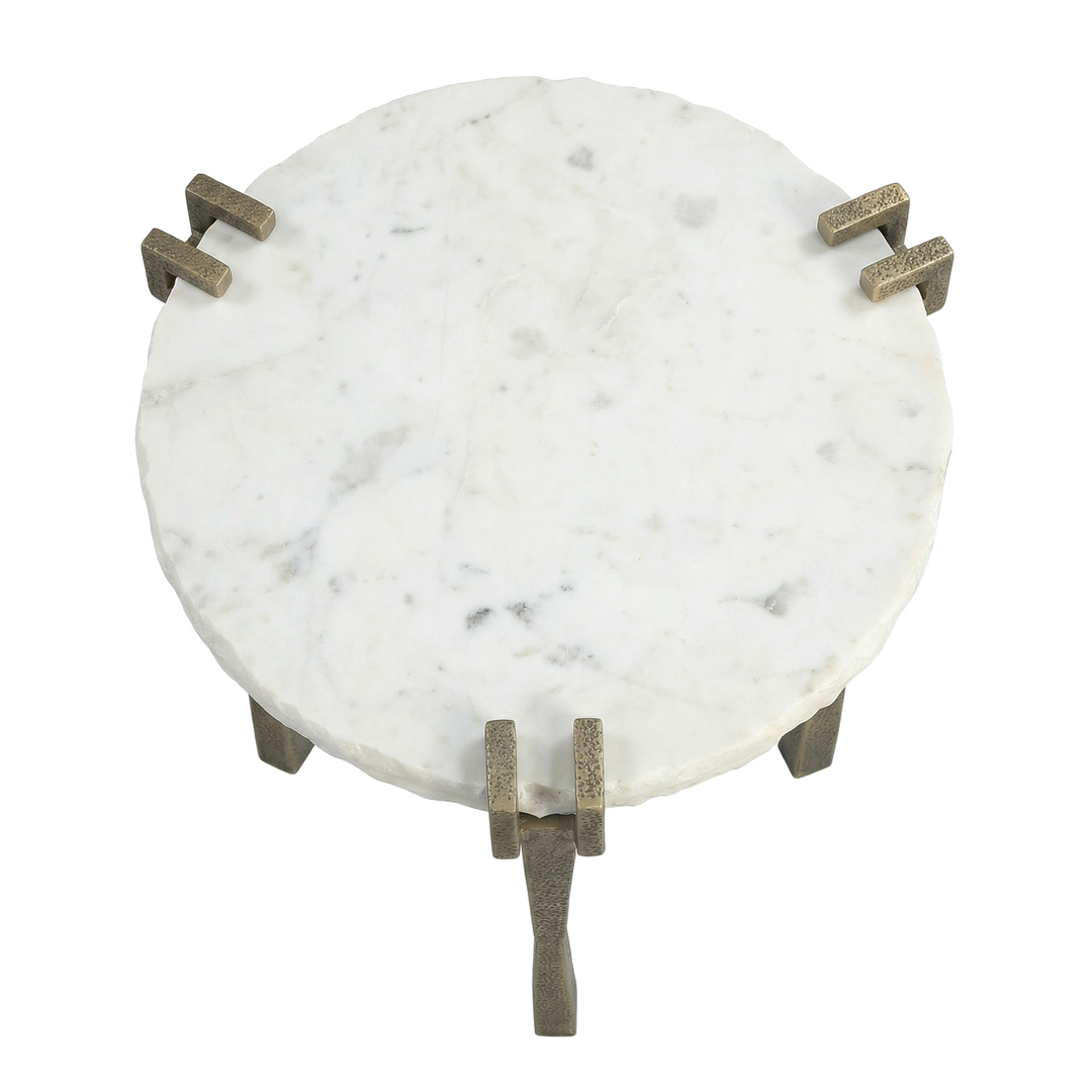 Minimalist Chic Side Table – Modern White Accent | Compact Living Room Table | Trufairs