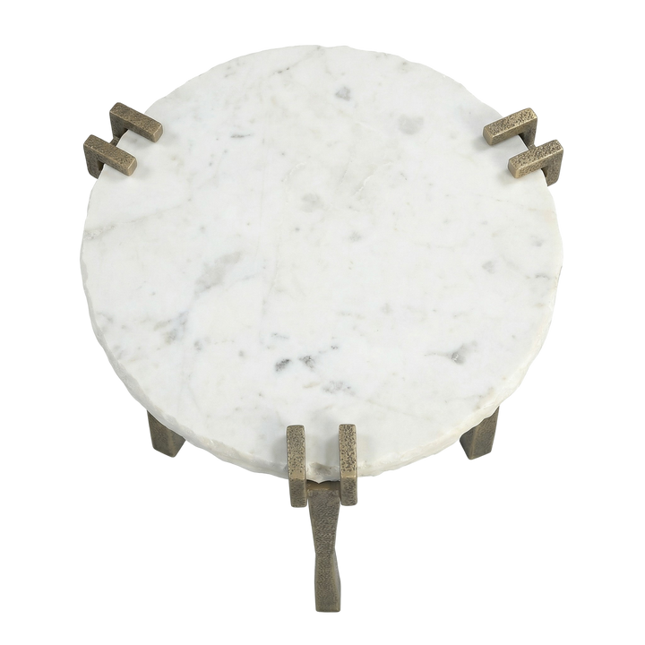 Minimalist Chic Side Table – Modern White Accent | Compact Living Room Table | Trufairs