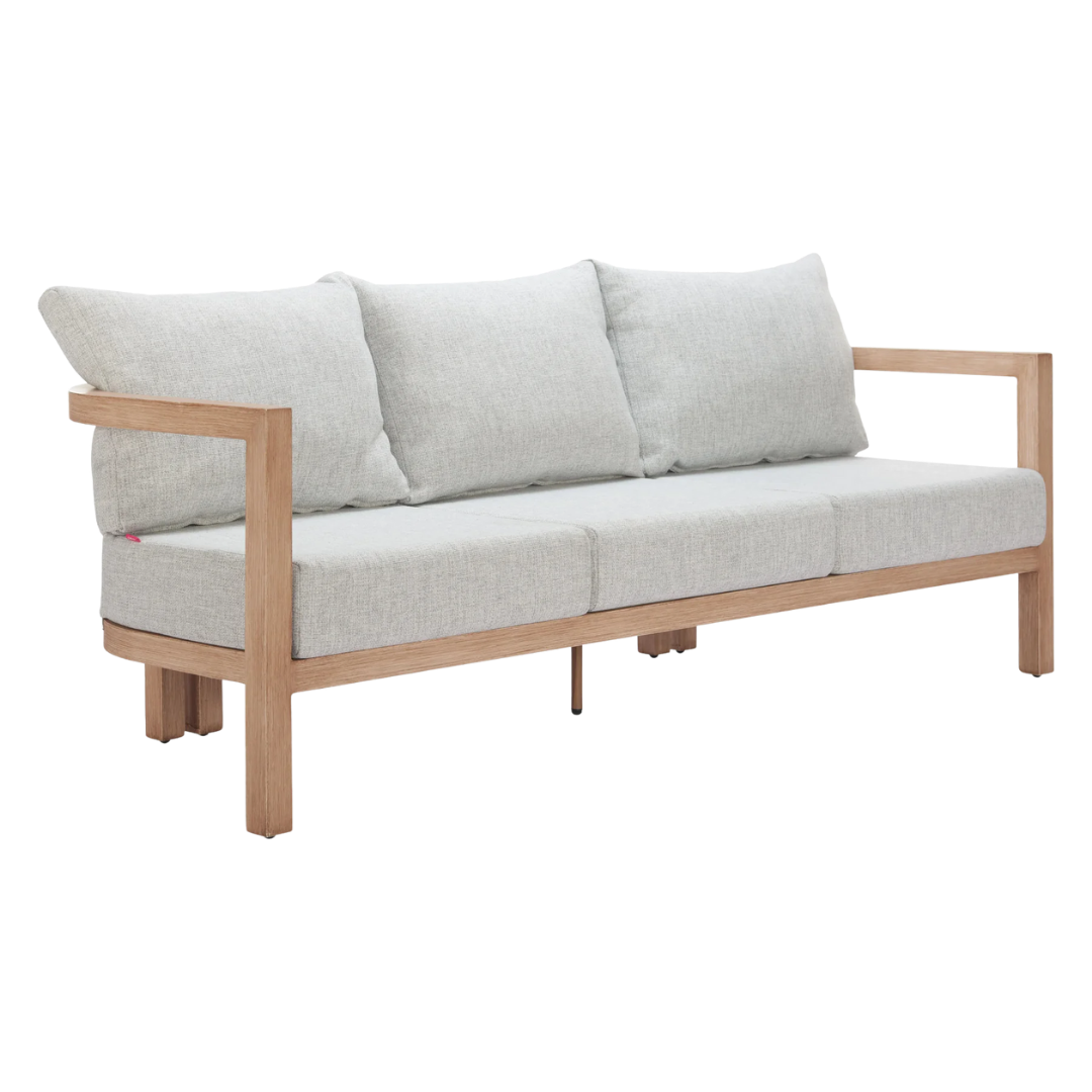 Modern Outdoor Sofa – Plush Gray Comfort | Patio Versatility Seat | Trufairs