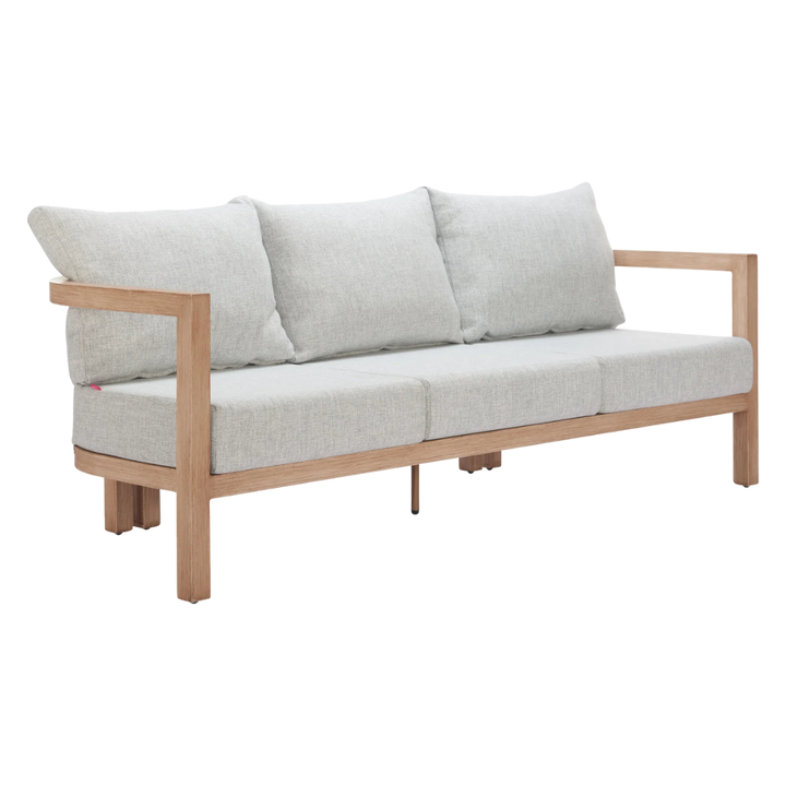 Modern Outdoor Sofa – Plush Gray Comfort | Patio Versatility Seat | Trufairs