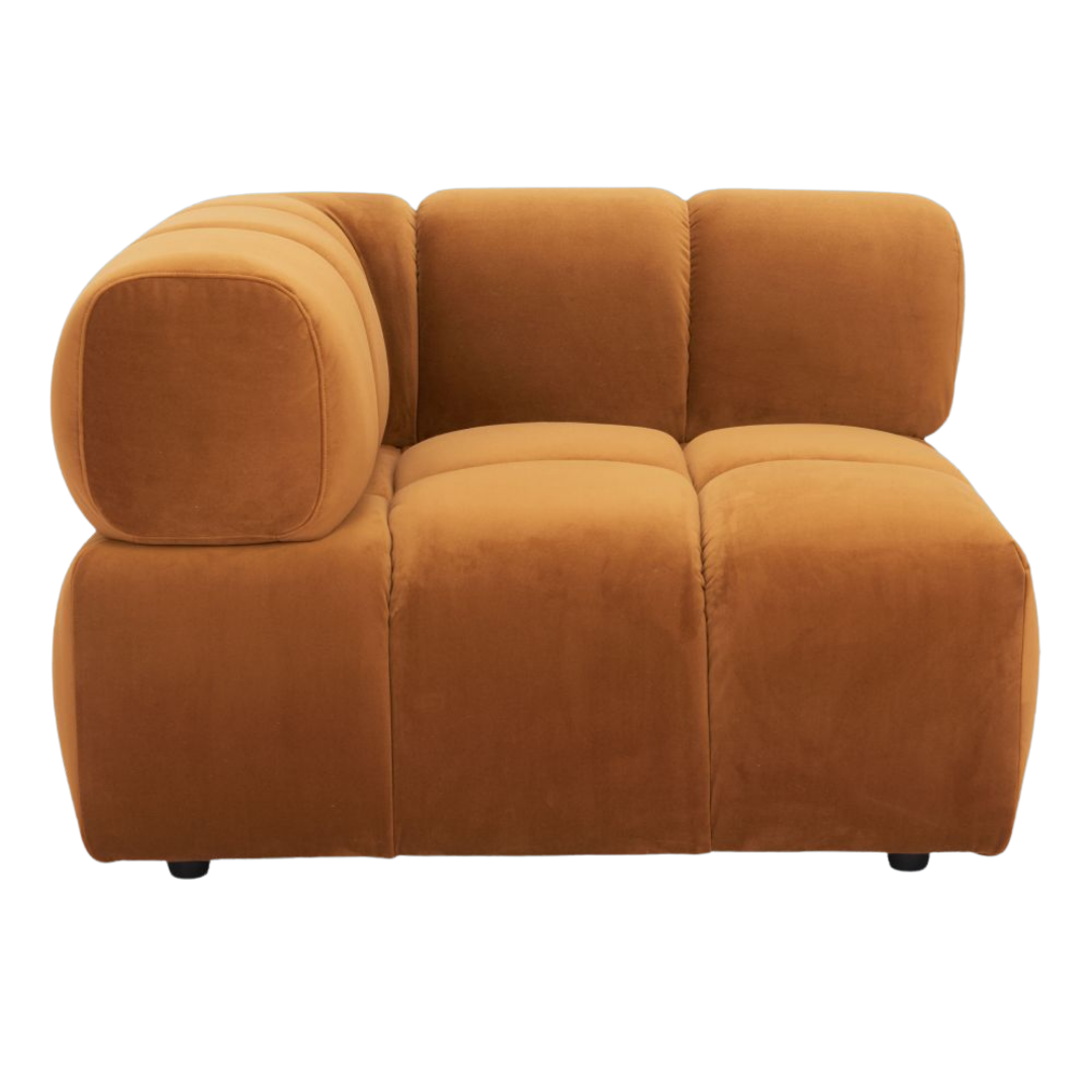 Rist Brown Corner Chair – Cozy Elegance & Support | Accent Chair | Trufairs