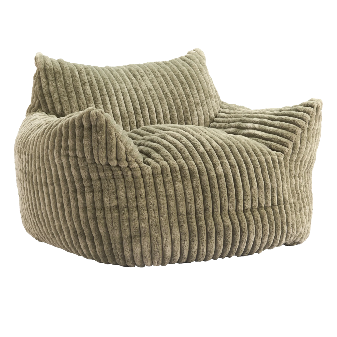 Contemporary Plush Green Armchair – Vibrant Comfort & Modern Relaxation | Lounge Seating | Trufairs