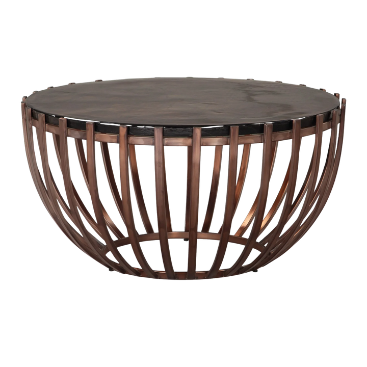 Modern Bronze Glass Coffee Table – Sculptural Style & Lasting Craftsmanship | Living Room Accent | Trufairs