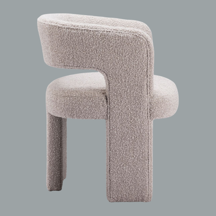 Shearling Comfort Accent Chair – Sandy Beige | Modern Lounge Seating | Trufairs