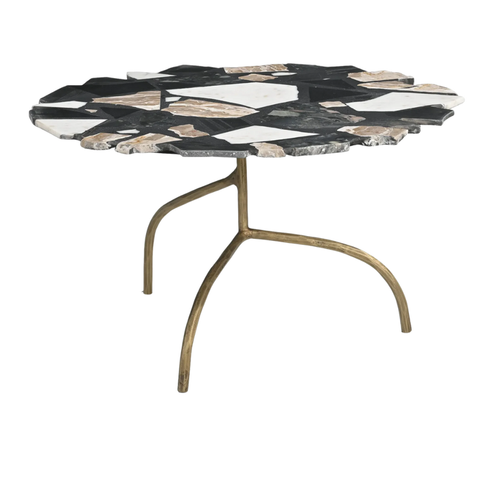 Vivid Terrazzo Coffee Table – Artistic Modern Accent | Multicolor Statement Table | Trufairs