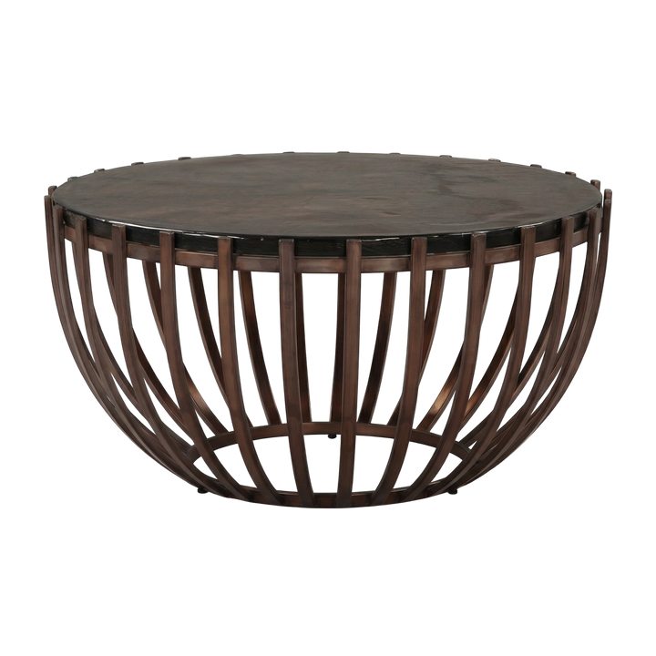 Modern Bronze Glass Coffee Table – Sculptural Style & Lasting Craftsmanship | Living Room Accent | Trufairs