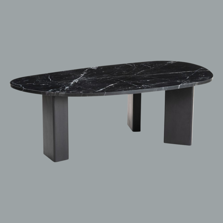 Sculptural Black Coffee Table – Modern Minimalist | Bold Living Room Centerpiece | Trufairs