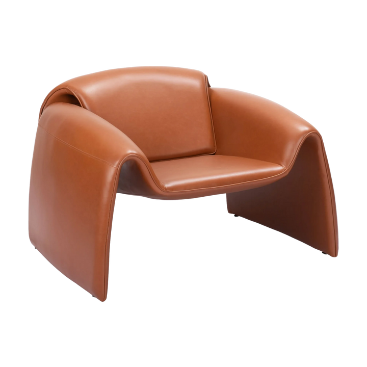 Horten Accent Chair Brown – Plush Contemporary Style | Designer Accent Seating | Trufairs