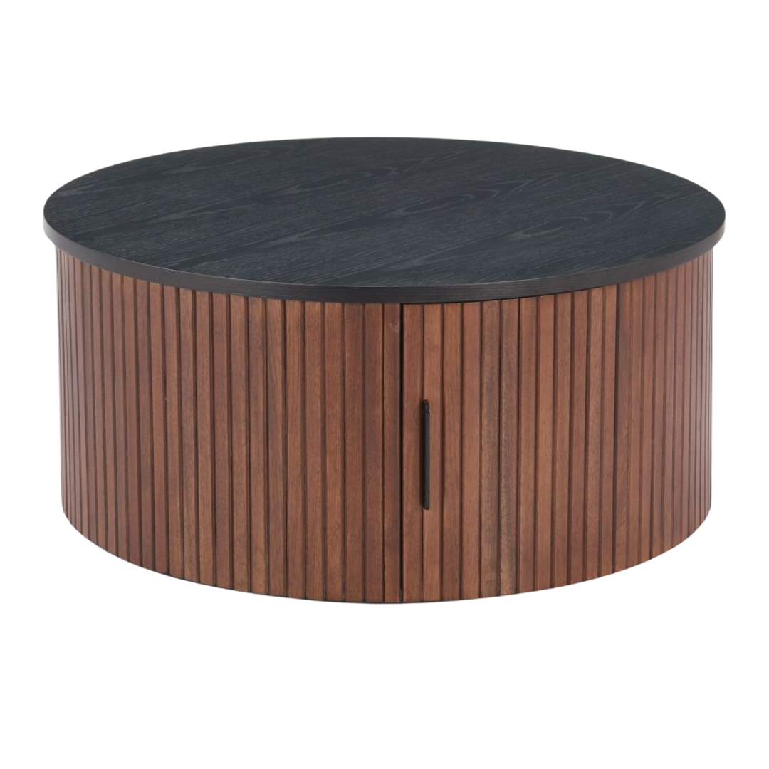 Nejaus Black Walnut Coffee Table – Modern Minimalist Design | Living Room Furniture | Trufairs