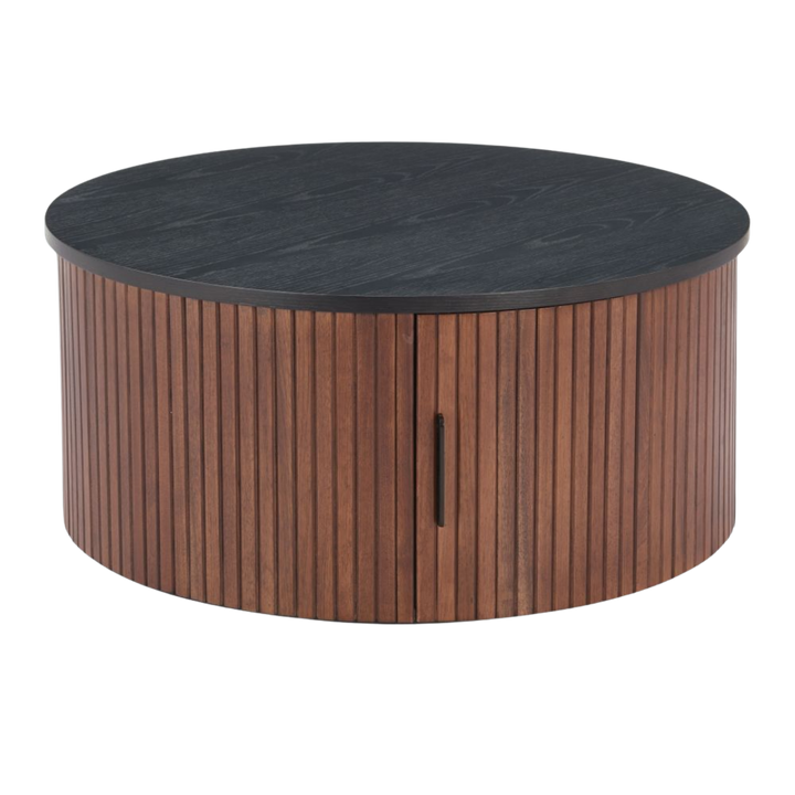Nejaus Black Walnut Coffee Table – Modern Minimalist Design | Living Room Furniture | Trufairs
