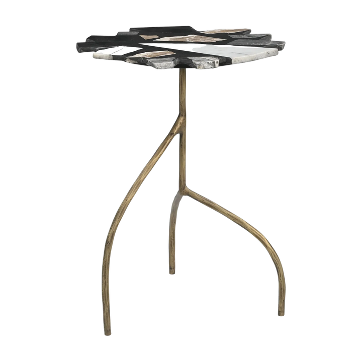 Multicolor Terrazzo Side Table – Artistic Accent & Sturdy Modern Style | End Table | Trufairs