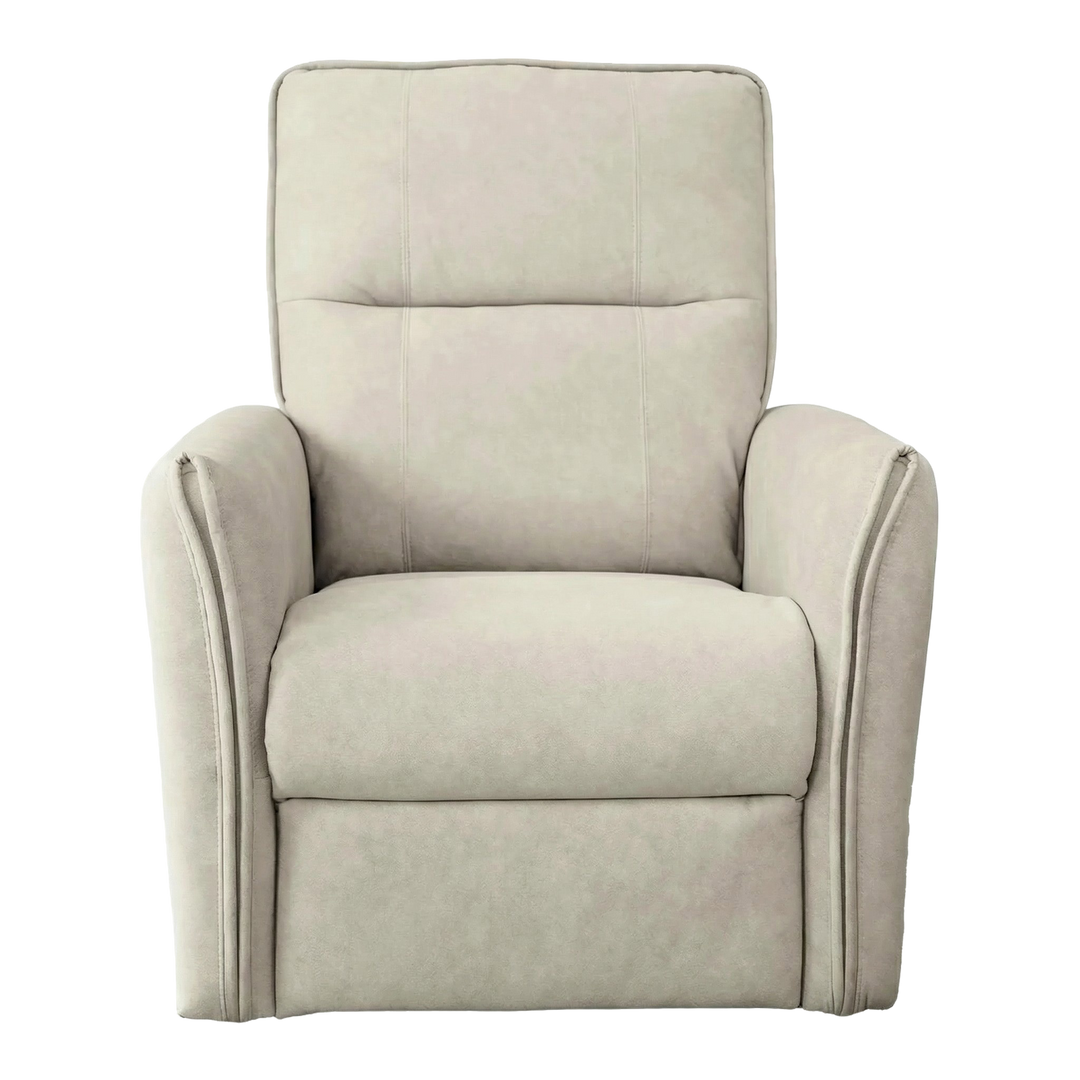 Asheville Cream Suede Recliner Chair