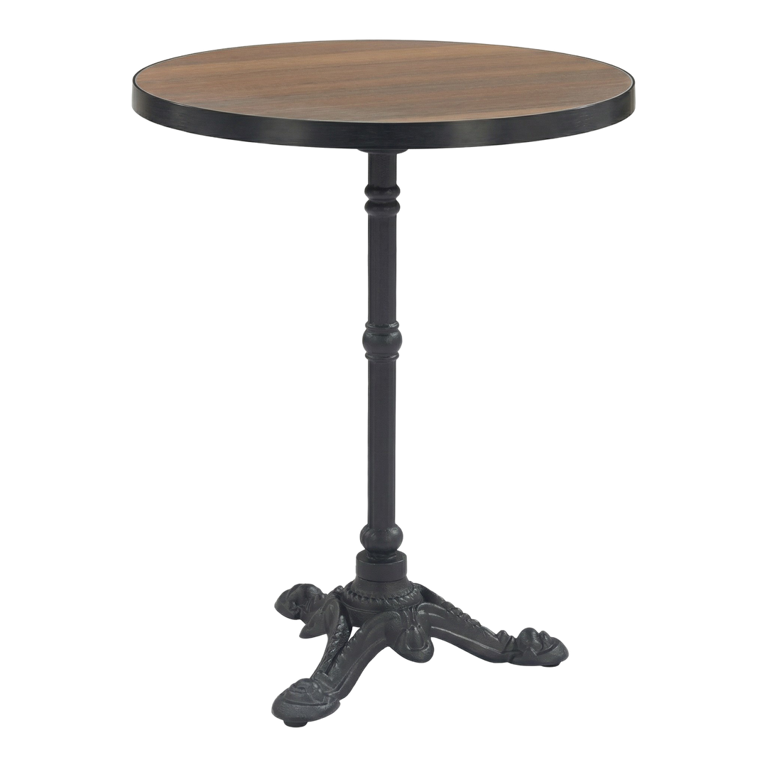 Gazebo Dining Table Walnut – Modern Sturdy Round Bistro Table | Dining Table | Trufairs