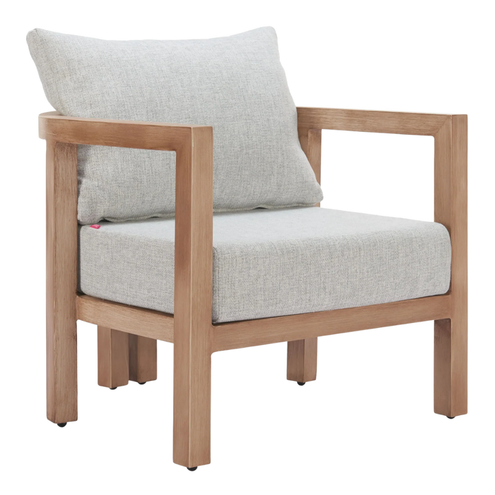 Modern Comfort Accent Armchair – Sleek Olefin Gray Seating | Living Room Chair | Trufairs
