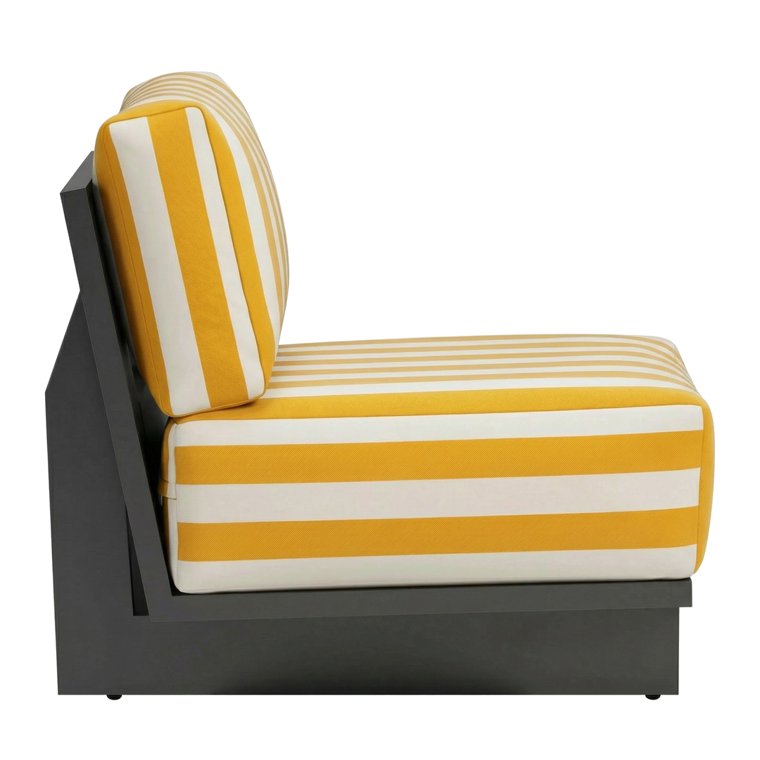 Shoreline Accent Chair Yellow – Vibrant Modern Outdoor Elegance | Accent Chair | Trufairs