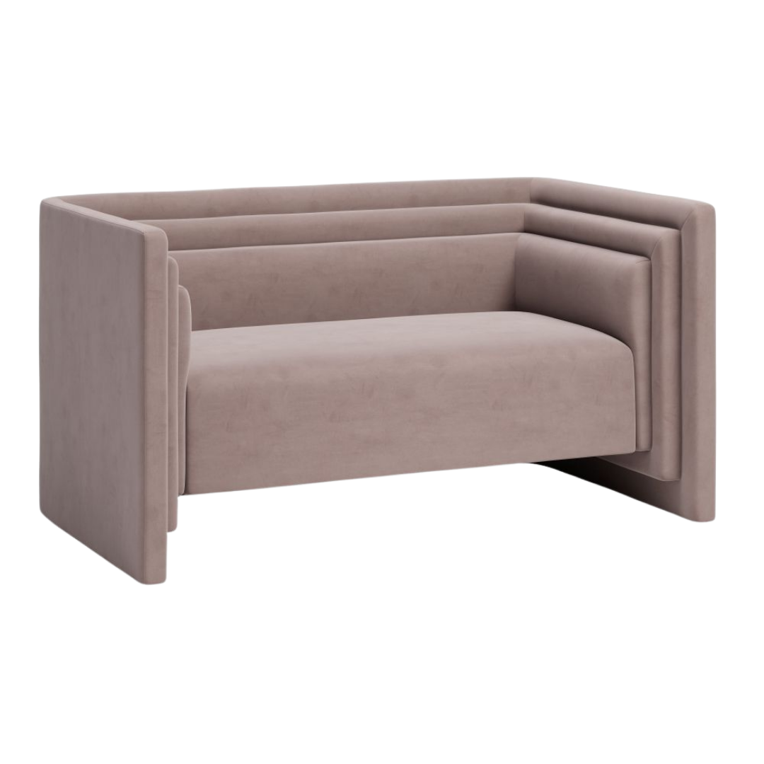Urban Duo Loveseat – Plush Taupe Comfort | Modern Seating | Trufairs