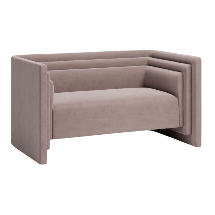 Urban Duo Loveseat – Plush Taupe Comfort | Modern Seating | Trufairs