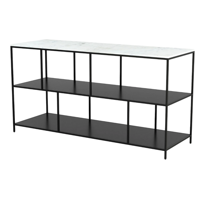 Singularity Console Table White & Black
