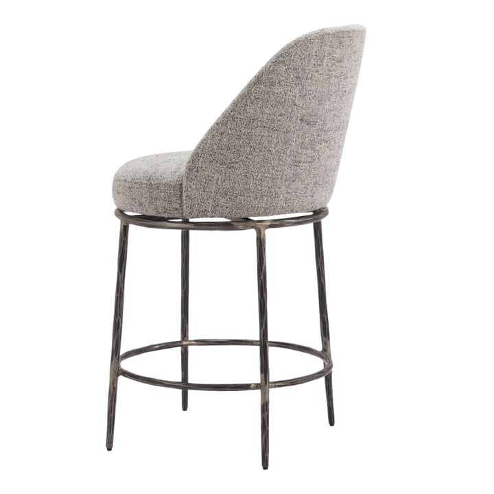 Nordhavn Gray Swivel Counter Stool – Modern Style & Comfort | Counter Stool | Trufairs