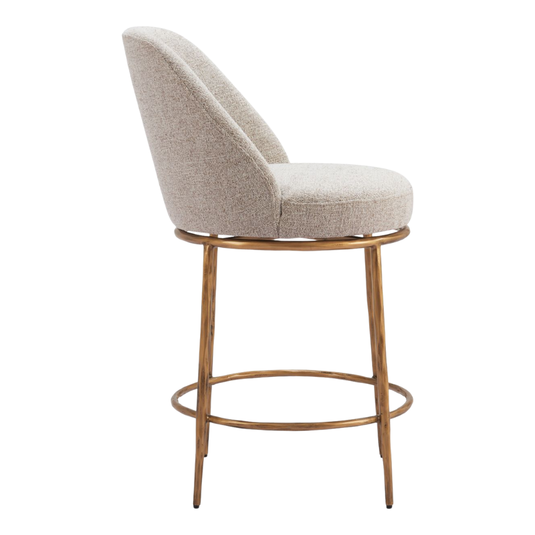 Modern Swivel Counter Stool – Elegant Comfort Seating | Counter Furniture | Trufairs