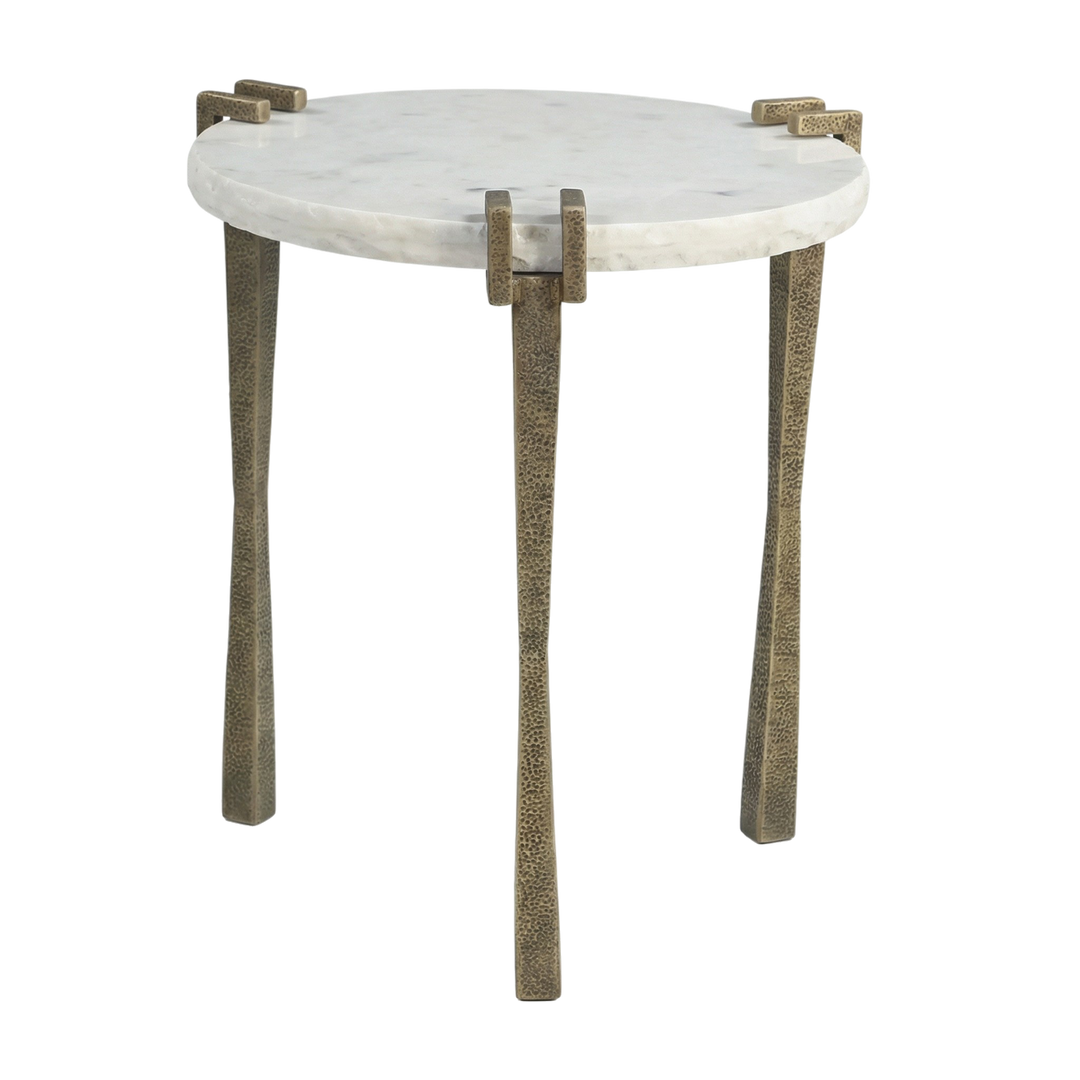 Minimalist Chic Side Table – Modern White Accent | Compact Living Room Table | Trufairs